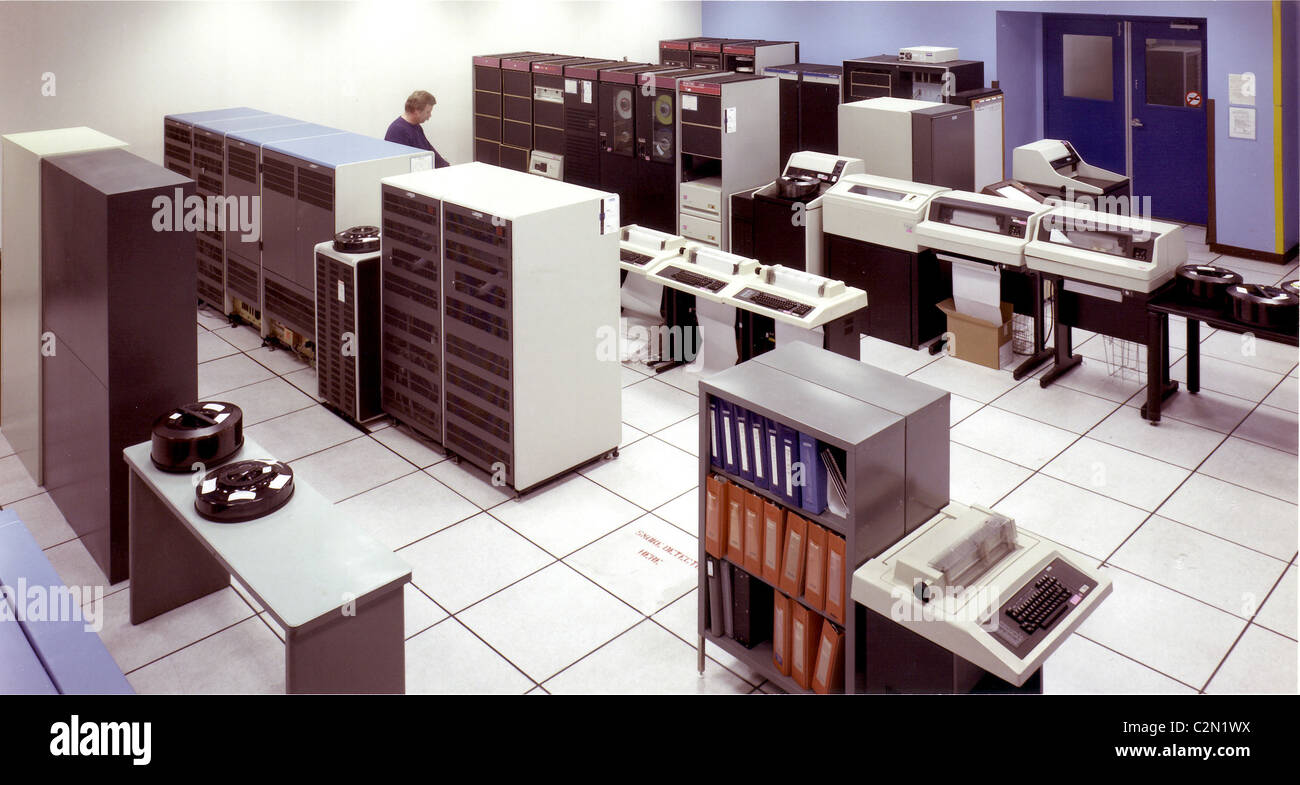 Das Datenerfassungssystem 40 x 80 Fuß am Ames Research Center 1990 Stockfoto