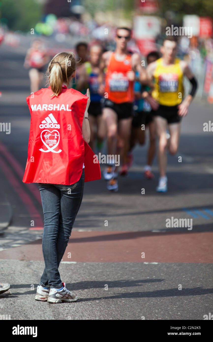 Der Virgin London-Marathon 2011 Stockfoto