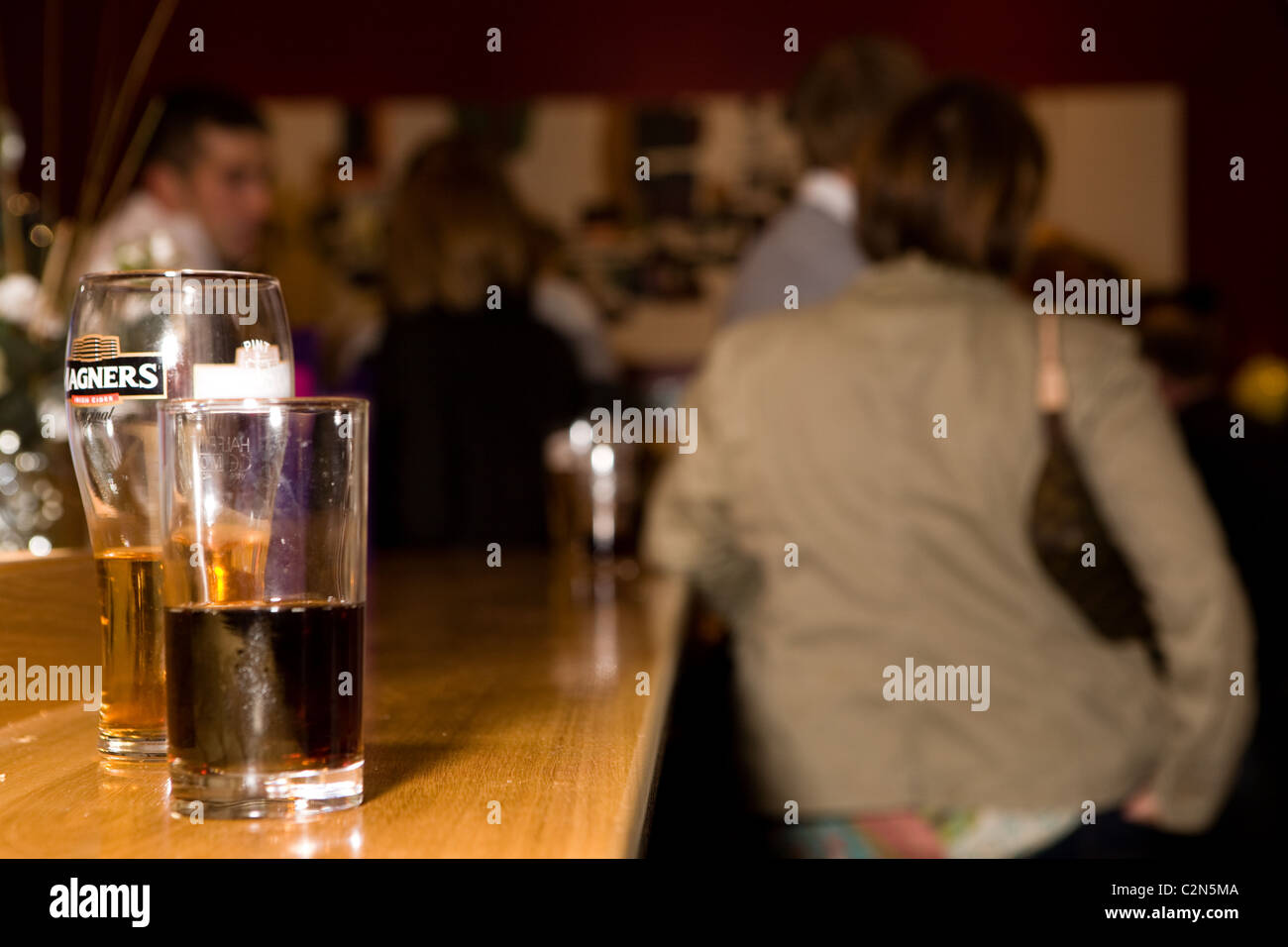 Bar-Szene Stockfoto