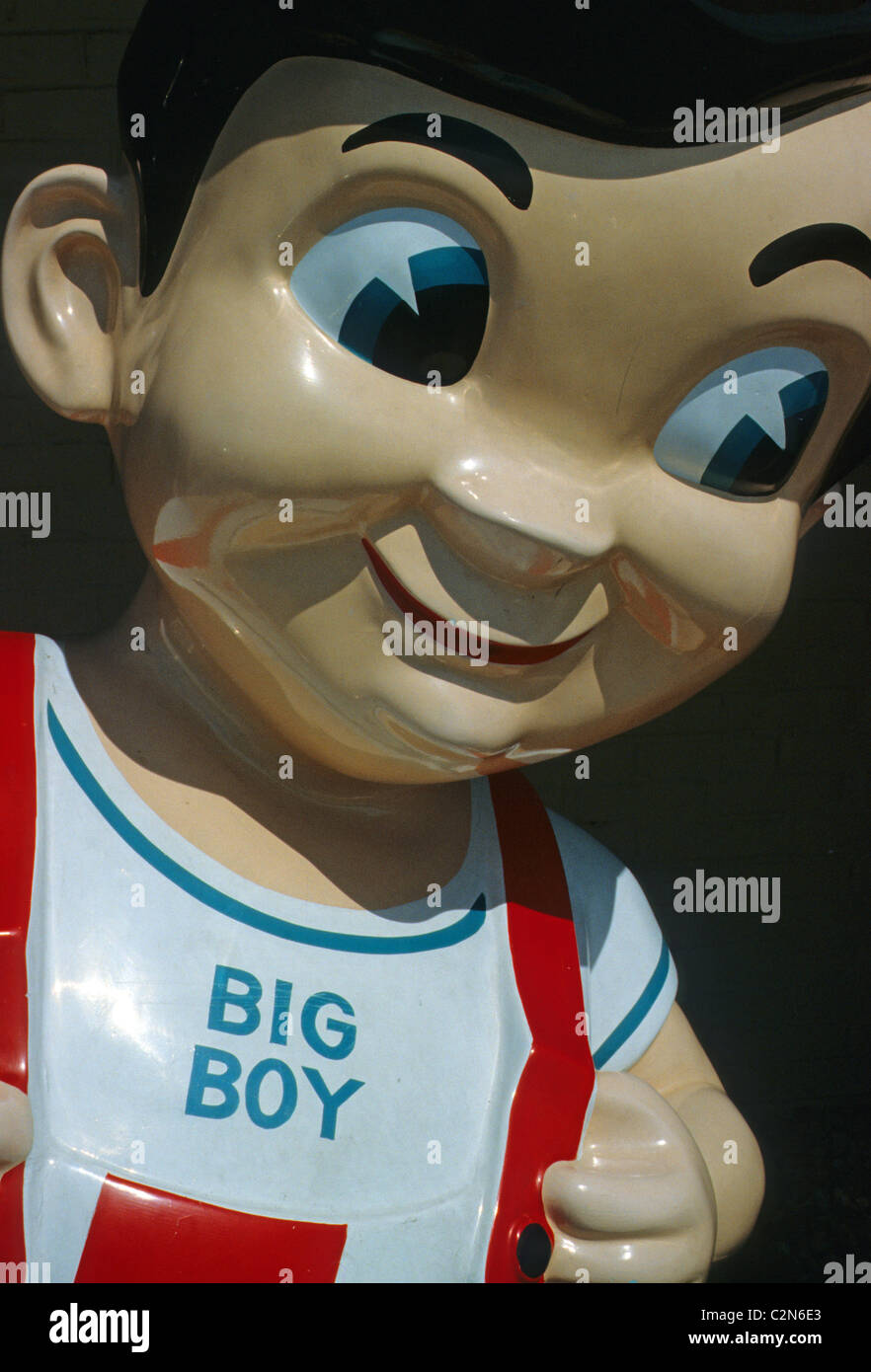 Bob's Big Boy Statue außerhalb Fastfood-Restaurant in Cape Cod, Massachusetts. Stockfoto