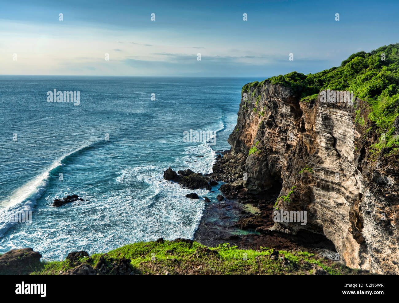 Wunderschöne Küstenlandschaft von Bali Stockfoto