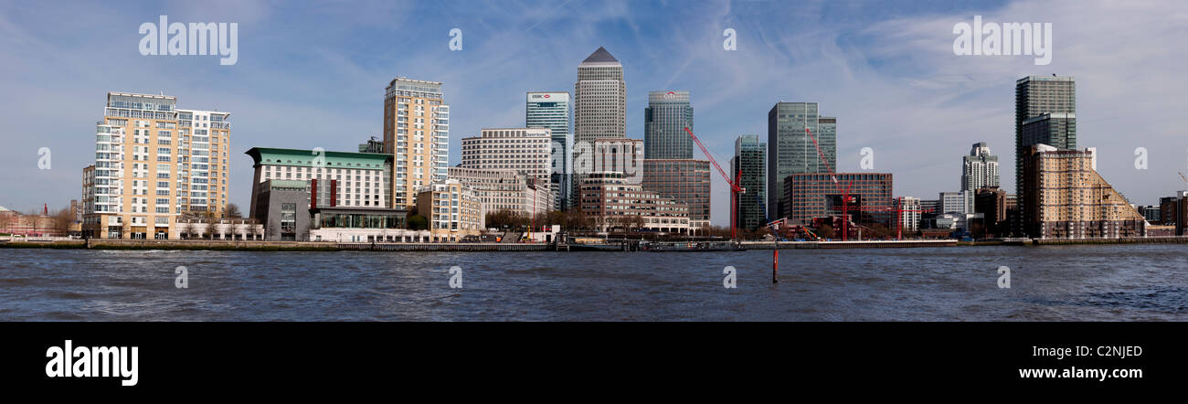 Sehr Hallo Res Schuss von Canary Wharf Stockfoto
