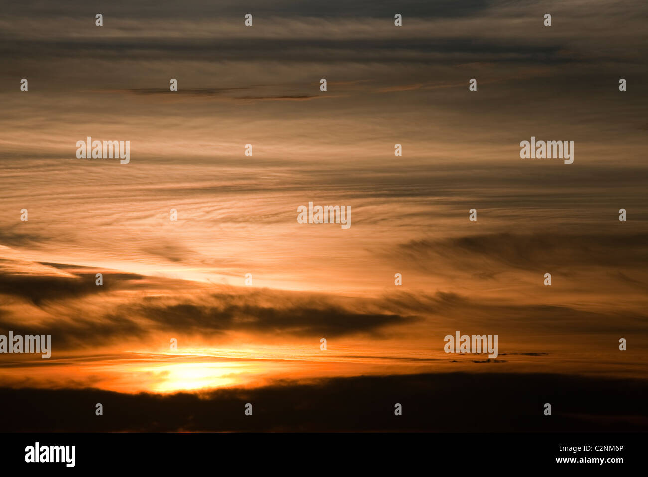 Sonnenaufgang. Foto V.D. Stockfoto