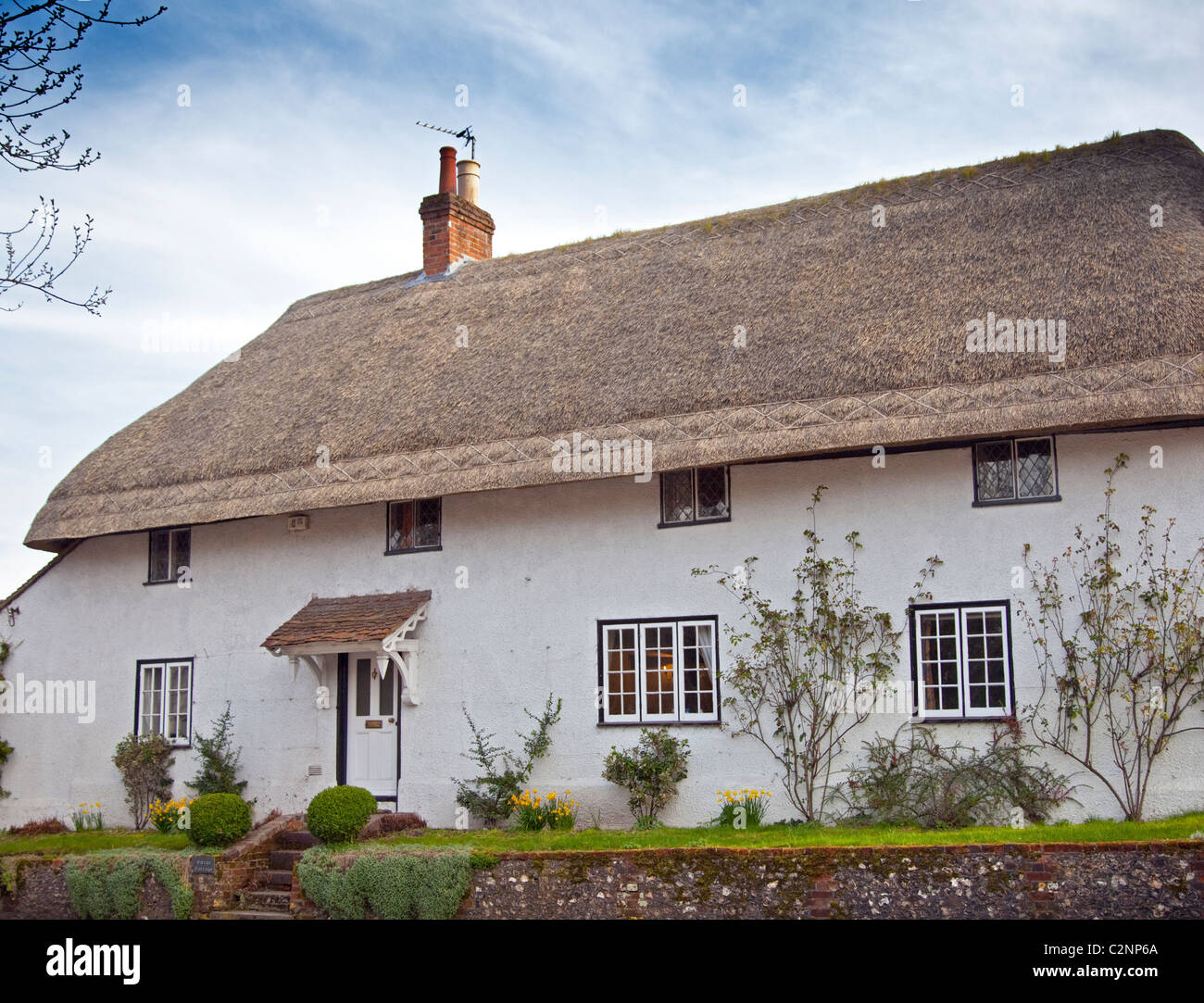 Ferienhaus in Micheldever, Hampshire, England Stockfoto