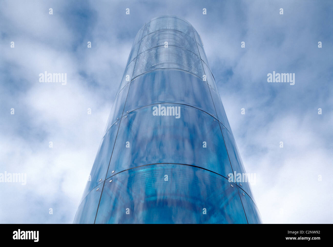 Thames Water Tower, London. Abstrakt. Stockfoto