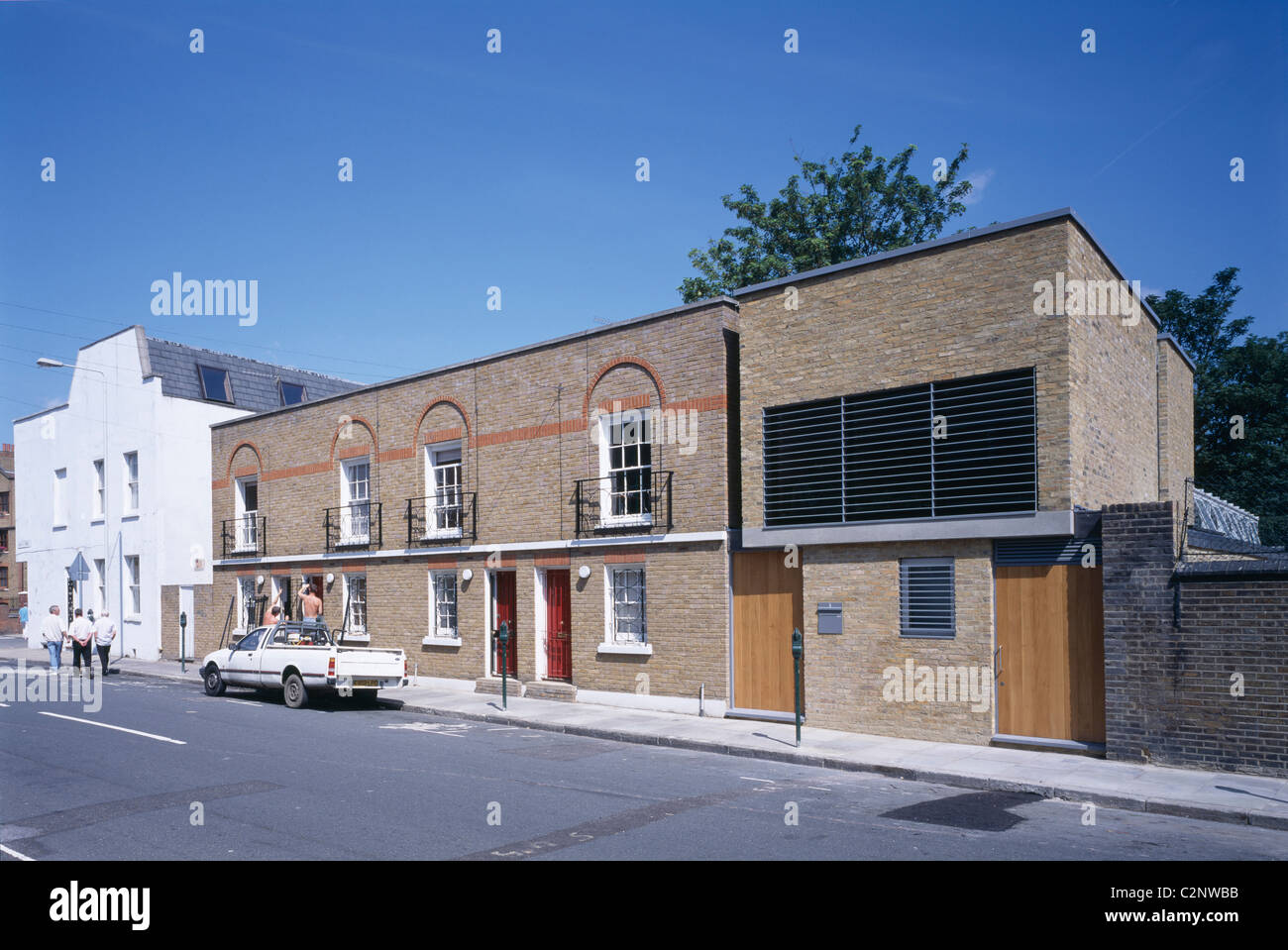 Das Studio, Whitechapel, London. Straße Höhe. Stockfoto