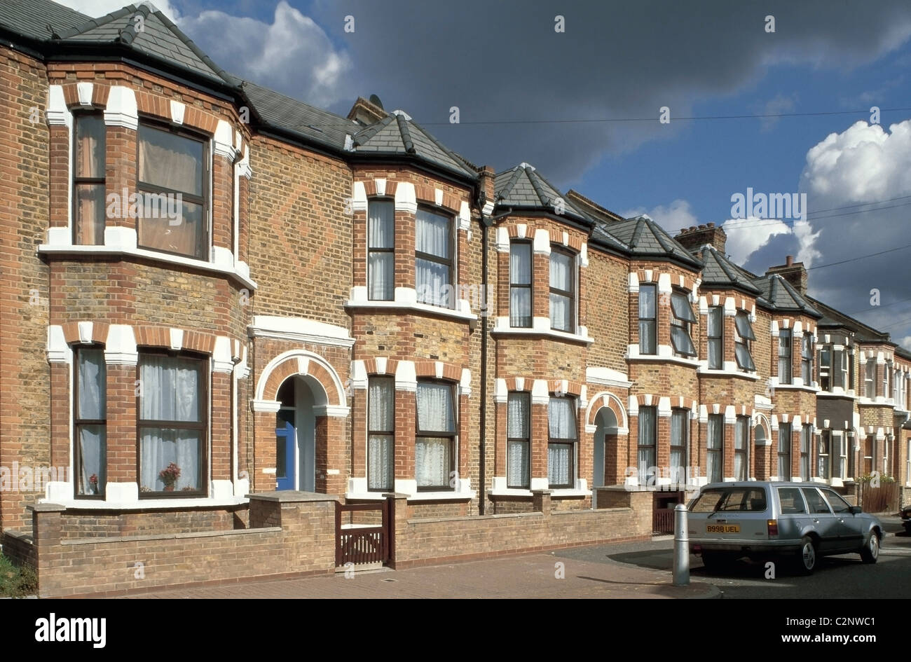 Terrasse, Lambeth, London. Stockfoto