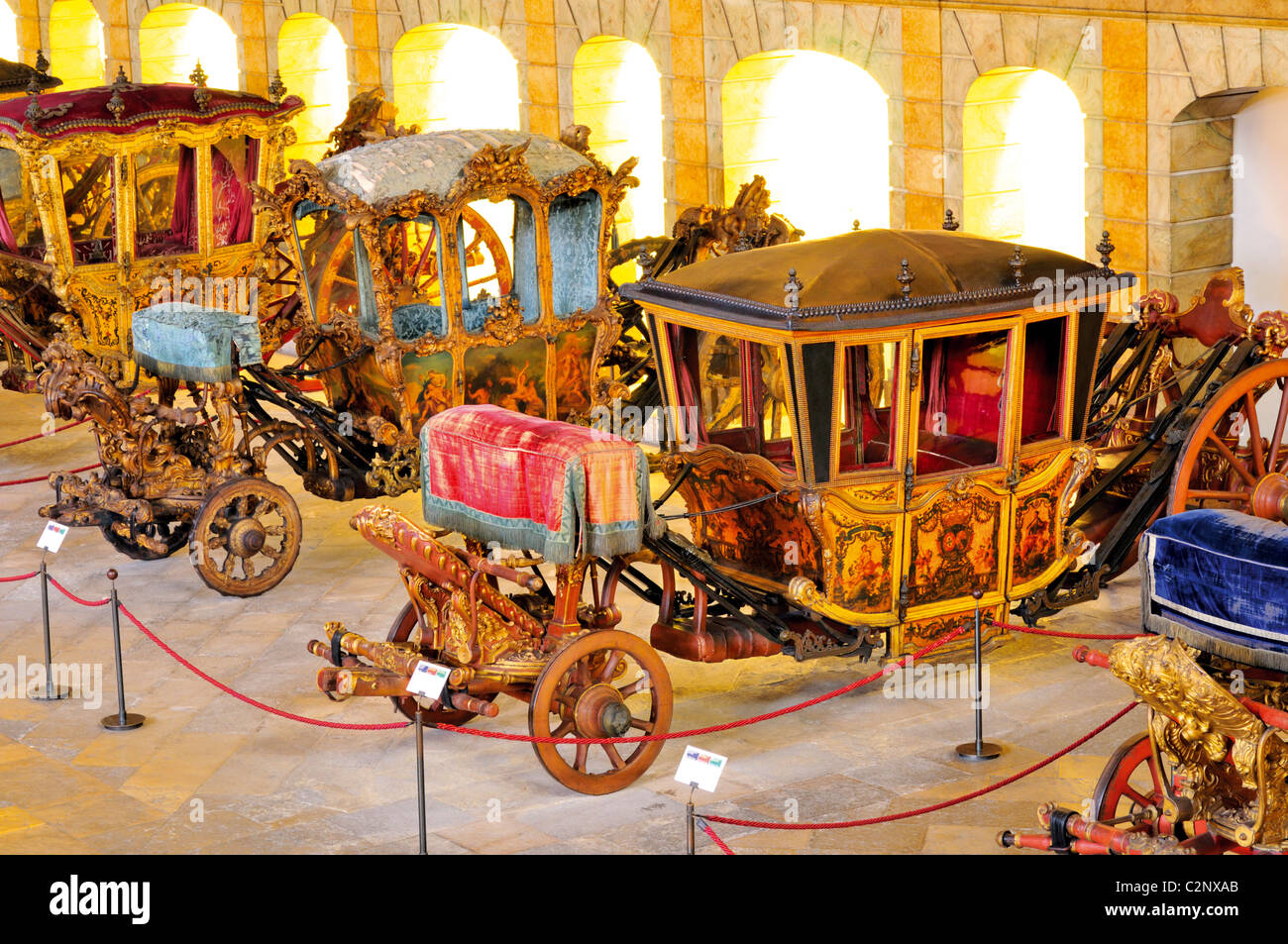 Portugal, Lissabon: Museu Dos Coches in Belem Stockfoto