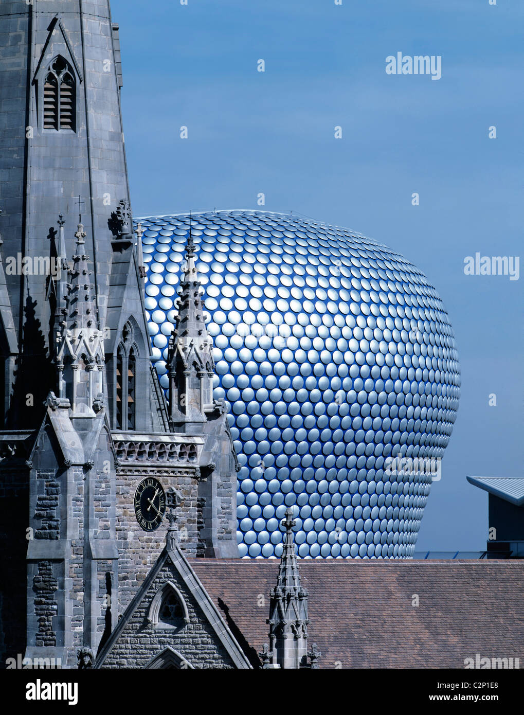 Kaufhaus Selfridges, Birmingham. Kathedrale und Fassade Detail. Stockfoto