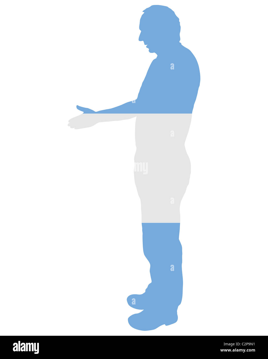 Herzlich Willkommen in Argentinien Stockfoto