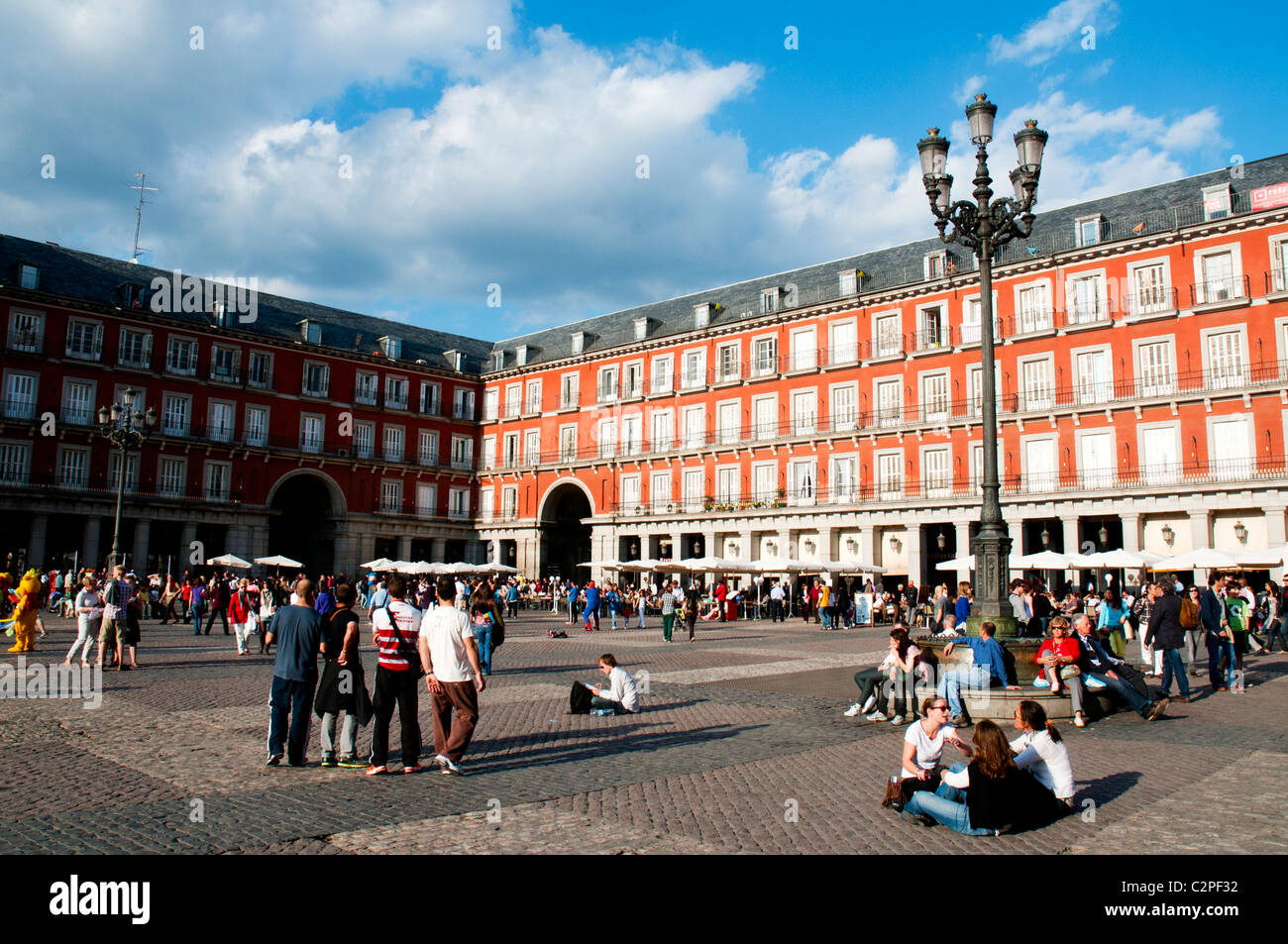 Plaza Mayor, Madrid, Spanien Stockfoto