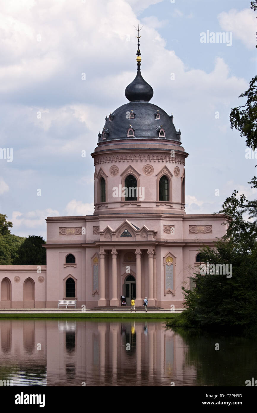 Moschee im Schlossgarten Stockfoto