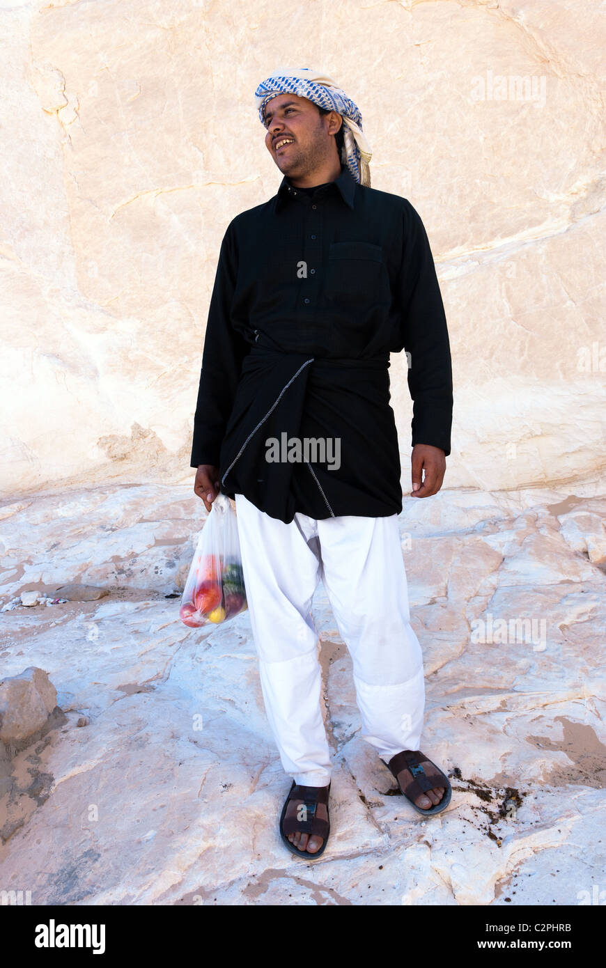Muzeina Beduinen Guide - Sinai-Halbinsel, Ägypten Stockfoto
