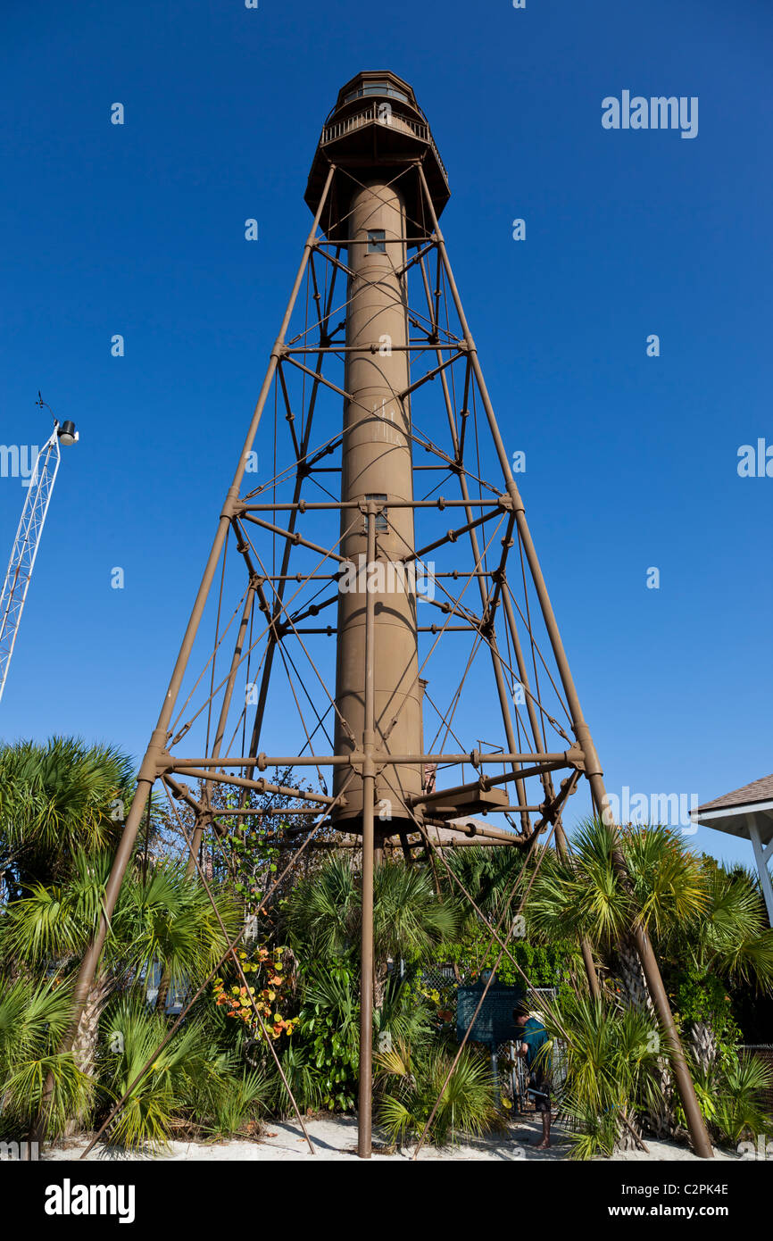Leuchtturm, Sanibel Island, Florida, USA Stockfoto