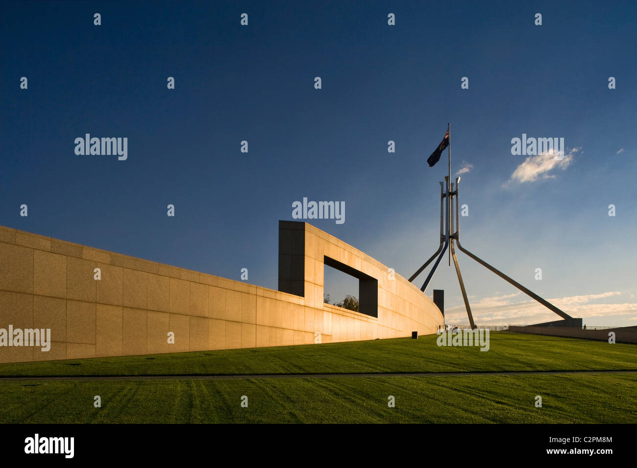 Parlament von Australien, Canberra, ACT, Australia. Stockfoto