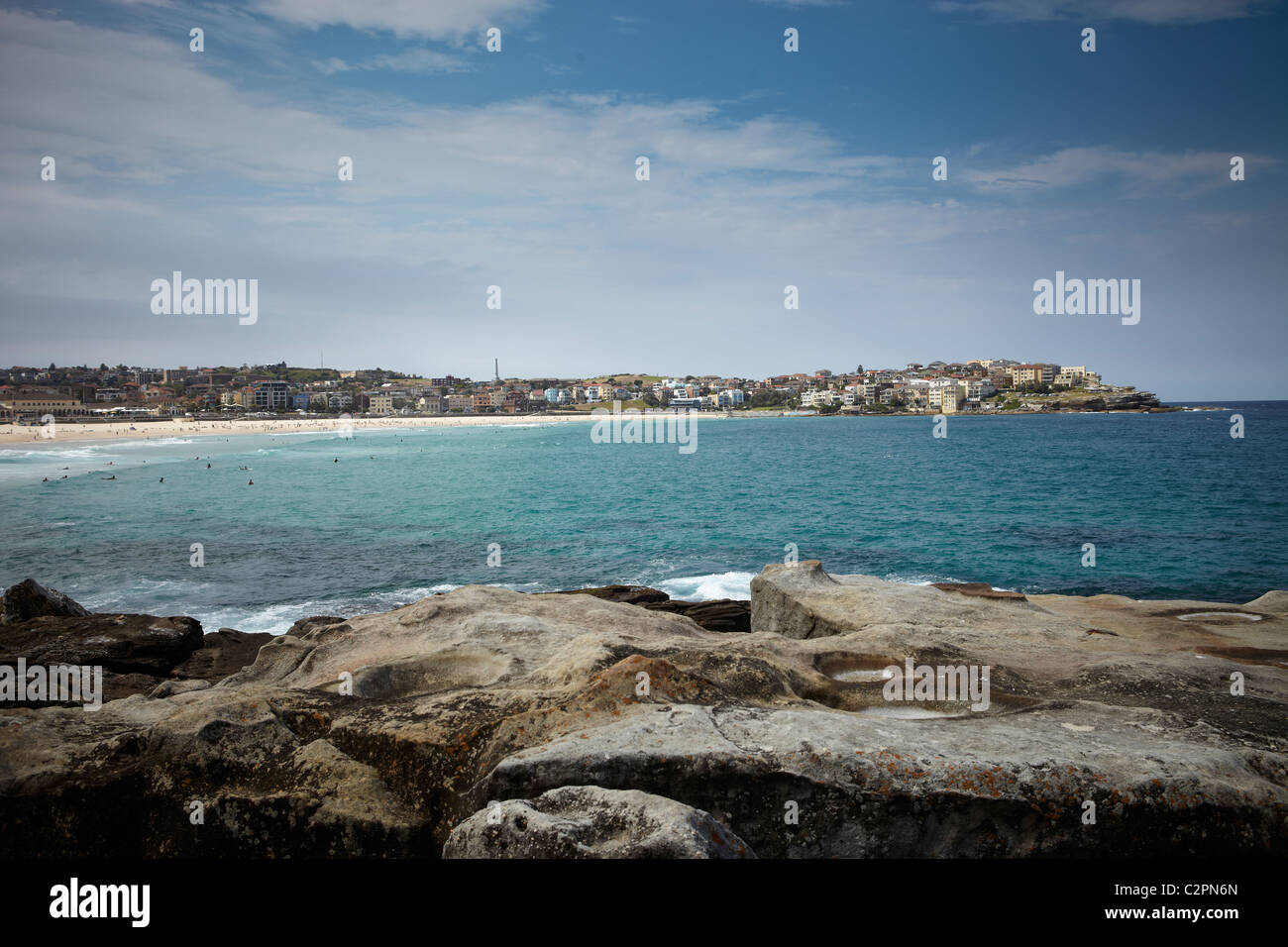 Welt berühmten Bondi Beach in Sydney, New South Wales, Australien Stockfoto