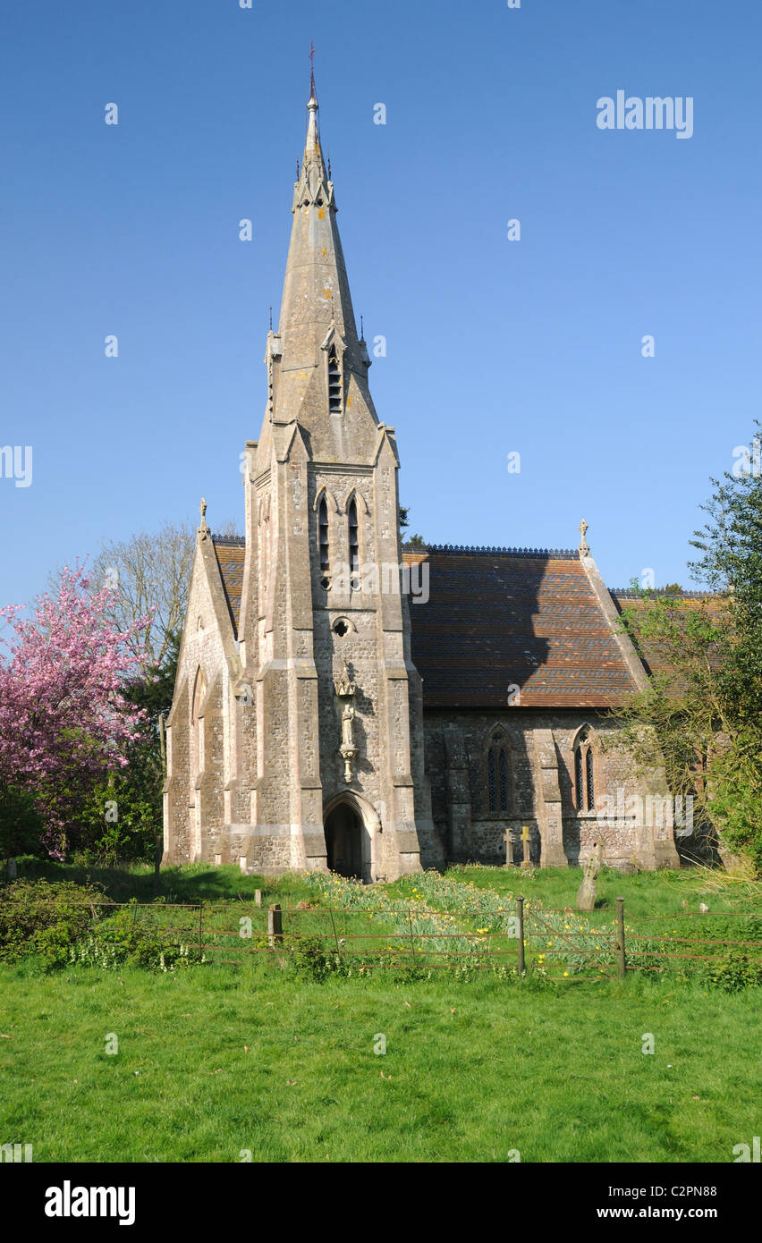 Frühling in der Kirche St. Katharina in Kingsdown, Kent, England Stockfoto