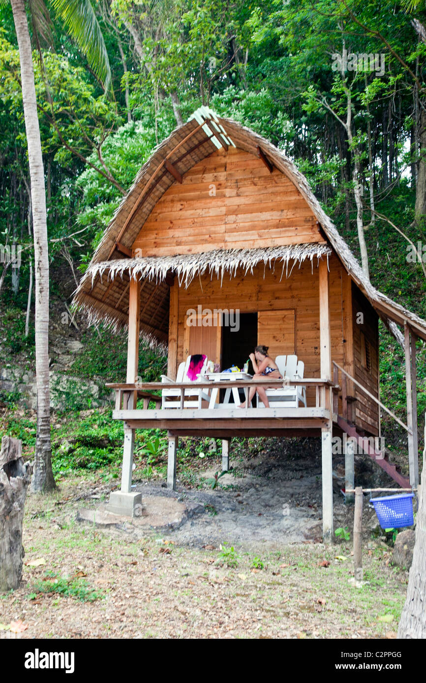 Koh Chang Oder Ko Chang Insel Thailand Provinz Trat Asien Hutte