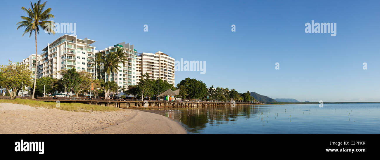 Der Cairns Esplanade. Cairns, Queensland, Australien Stockfoto