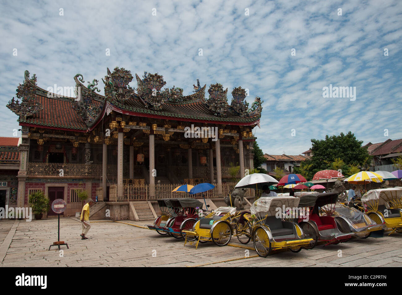 Khoo Kongsi Tempel, Georgetown, Penang, Malaysia Stockfoto