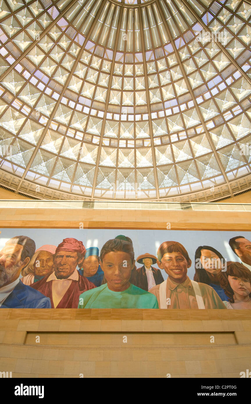Wandbild im Union Station Los Angeles Downtown südlichen Kalifornien USA Stockfoto