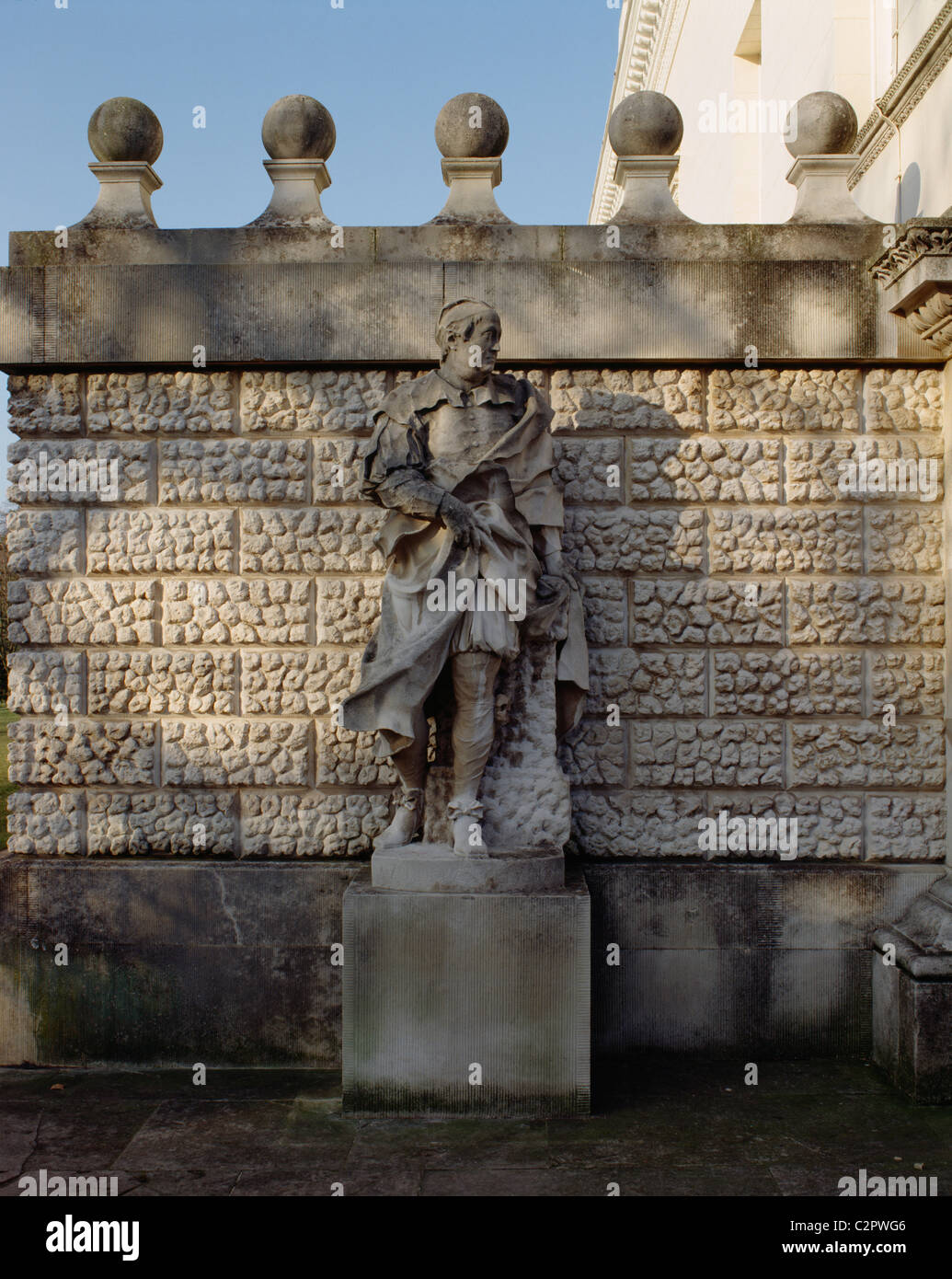 Chiswick House. Die Statue von Andrea Palladio zugeschrieben John Michael Rysbrack (1694-1770). 1729 Stockfoto