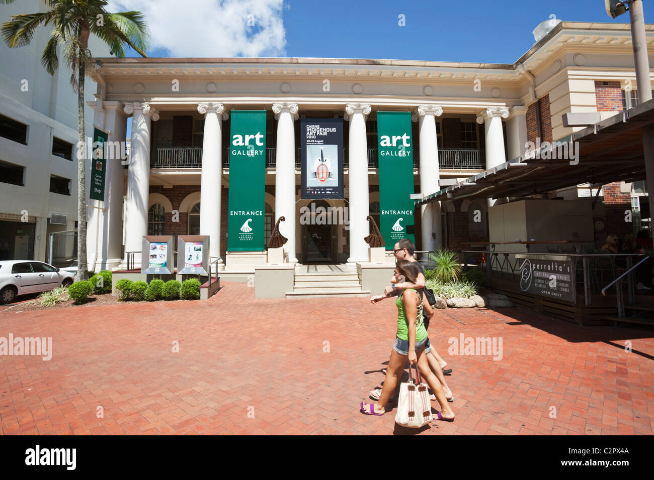 Cairns Regional Art Gallery. Cairns, Queensland, Australien Stockfoto