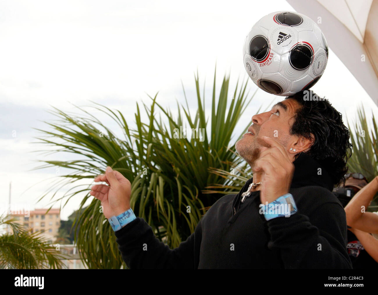 Diego Maradona 2008 Cannes Filmfestival - Tag 7 "Maradona von Kusturica" - Fototermin Cannes, Frankreich - 20.05.08 Stockfoto