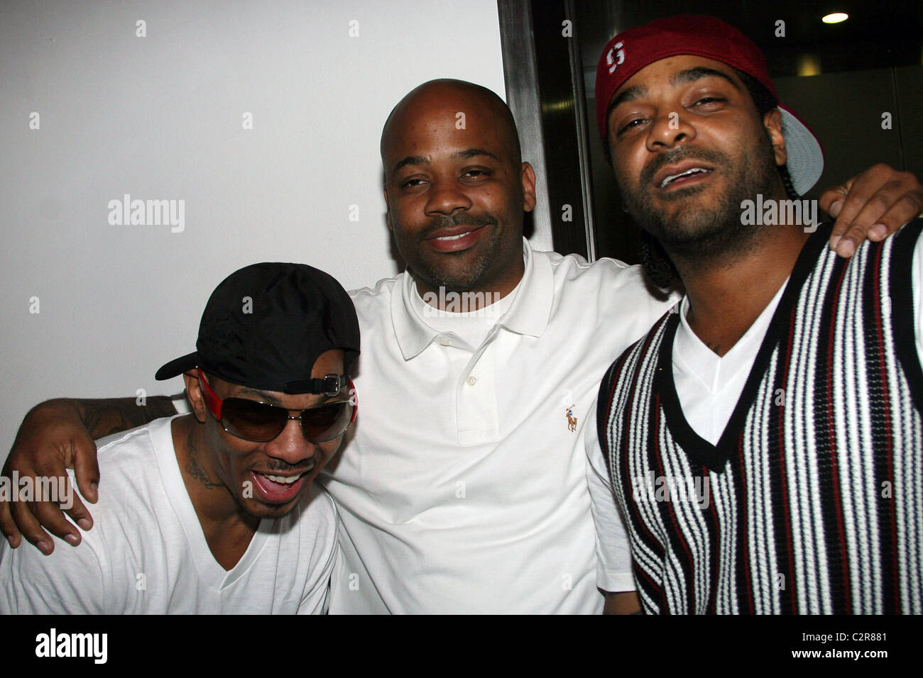 Ritze, Damon Dash, Jim Jones Agent Provocateur und ein Milch-Studios-Projekt weiße Hochzeit mit Kate Moss in den Milk Studios neu Stockfoto