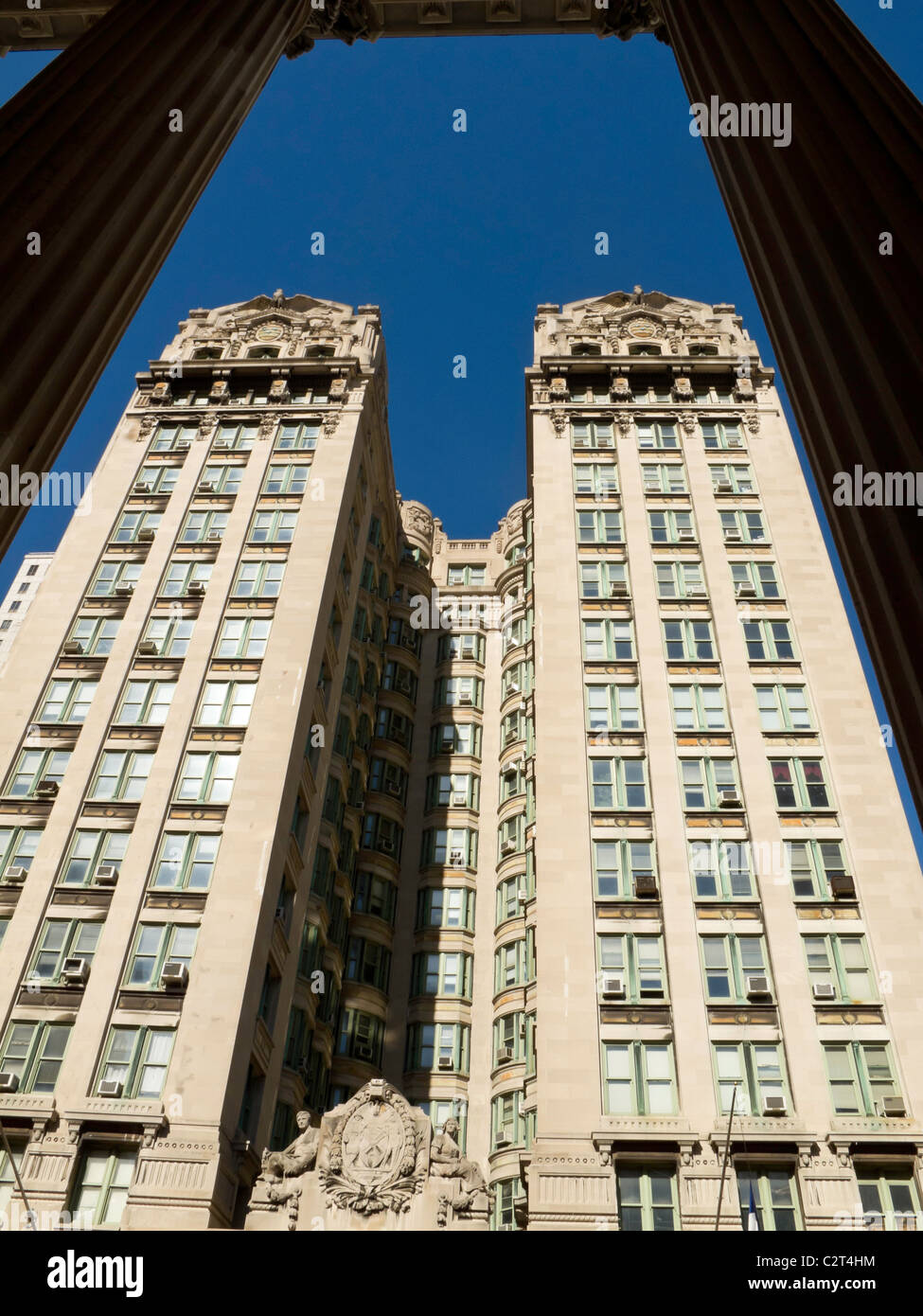 Ehemalige Emigranten Industrial Sparkasse, 51 Chambers Street, NYC Stockfoto