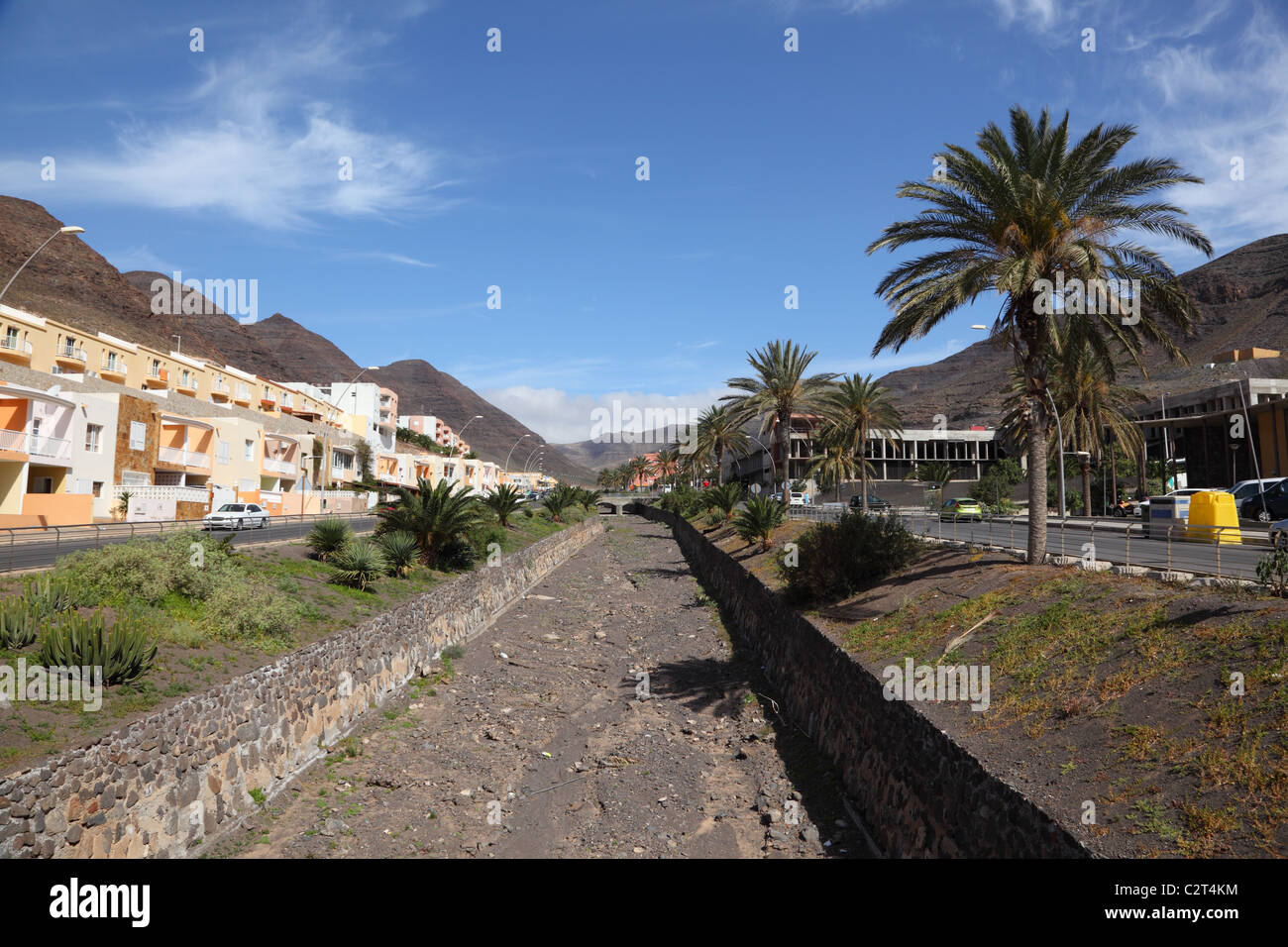 Nachbarschaft Ciervo, Morro Jable, Kanarischen Insel Fuerteventura, Spanien Stockfoto