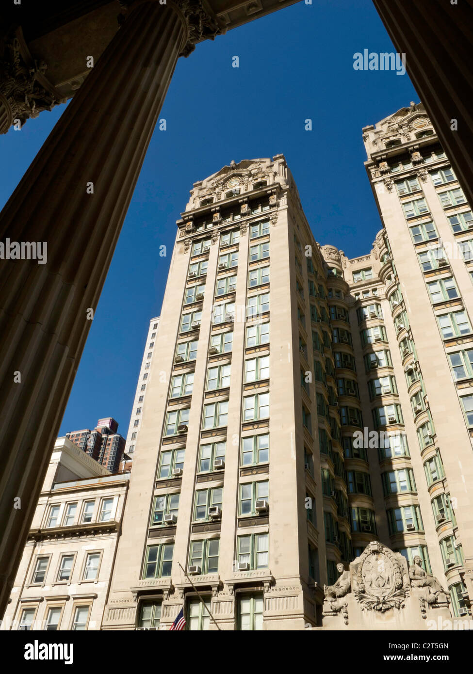 Ehemalige Emigranten Industrial Sparkasse, 51 Chambers Street, NYC Stockfoto