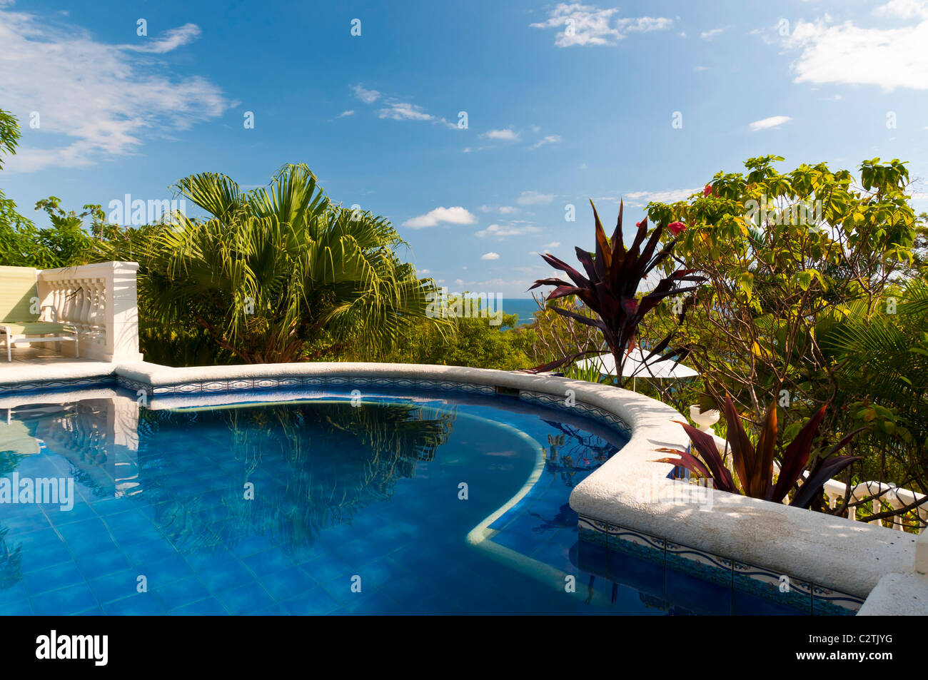 Resort Pazifischen Ozean costarica Stockfoto