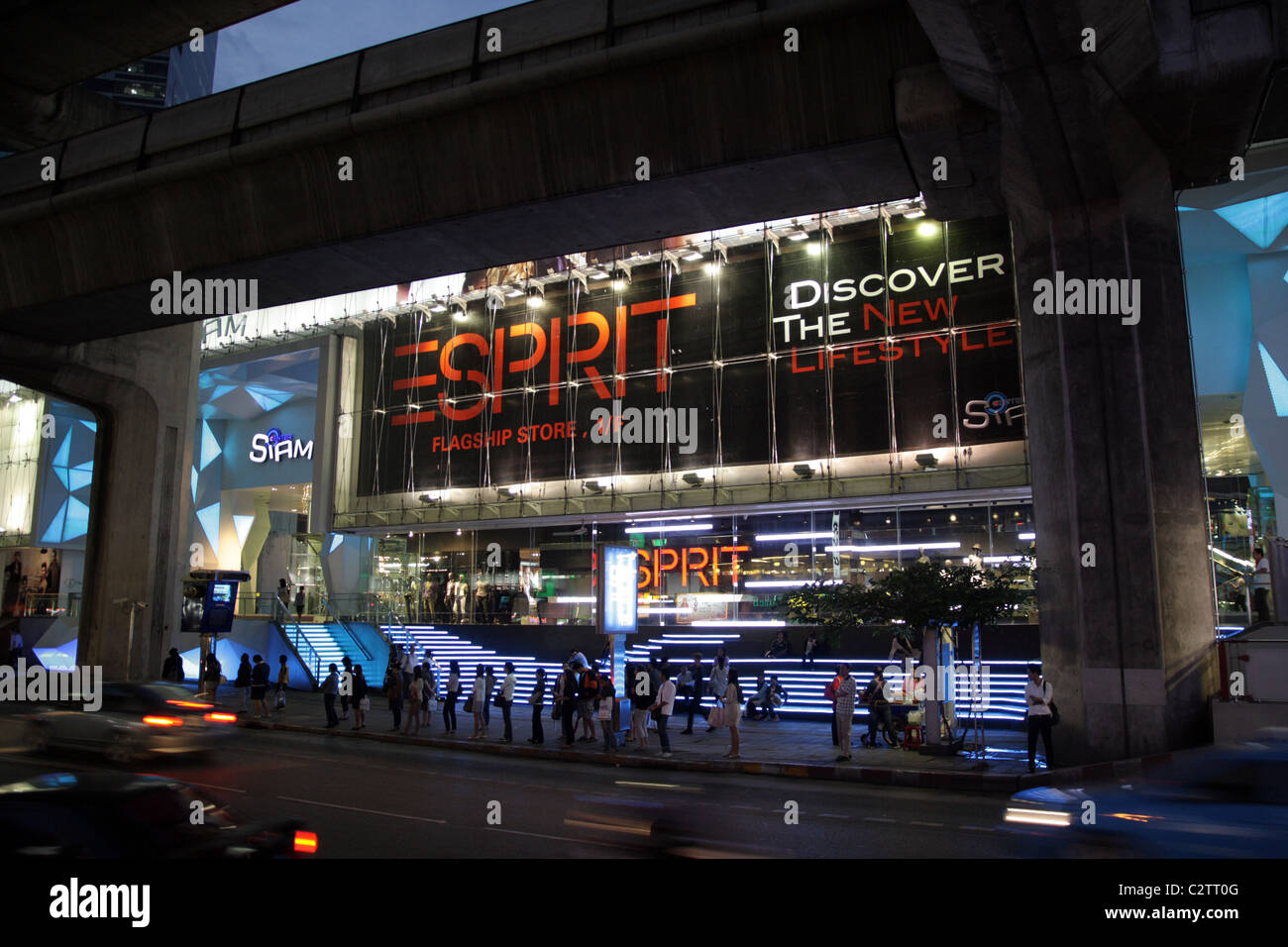 Einkaufszentrum in Bangkok Siam Center Stockfoto