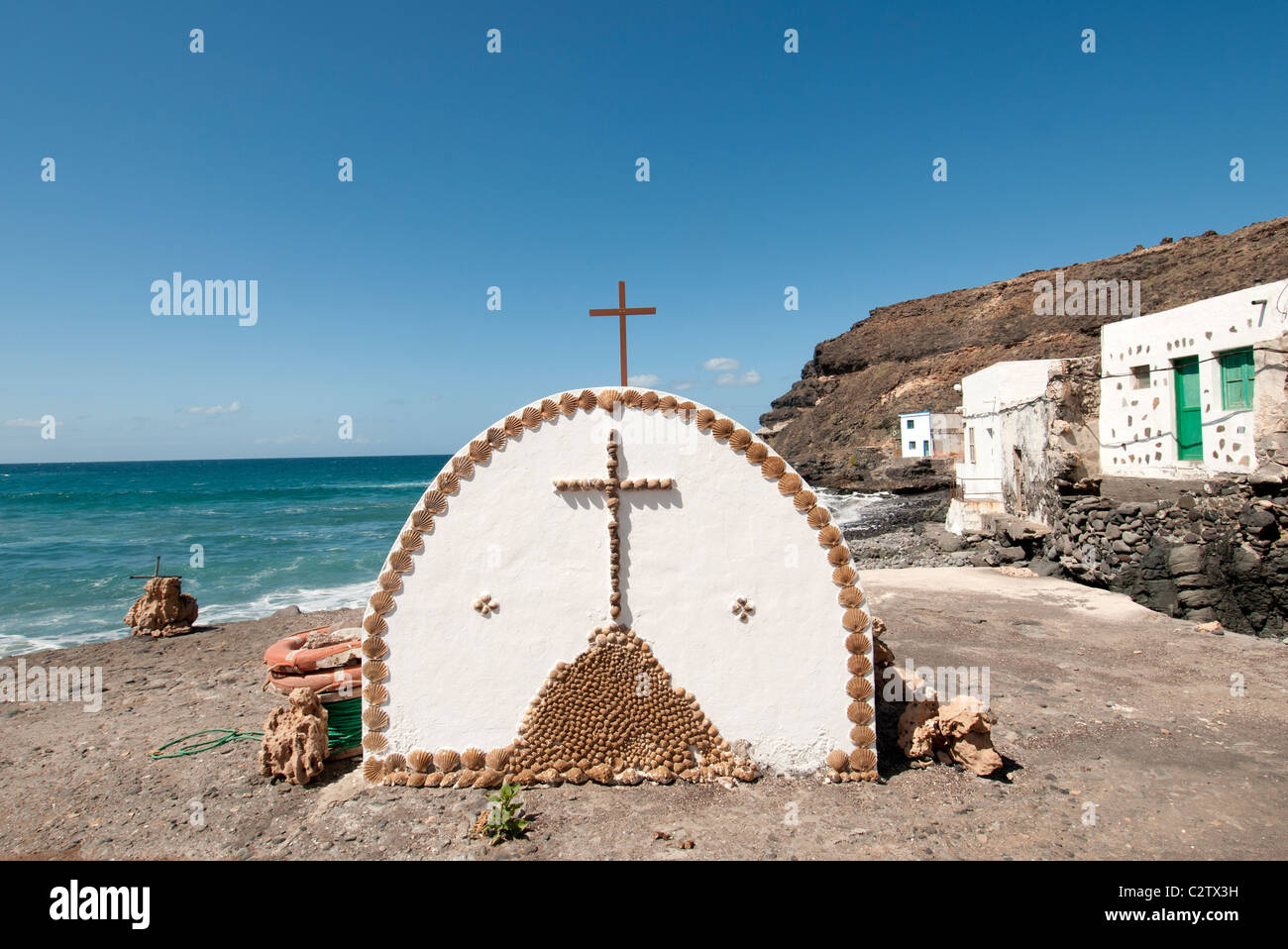 religiösen Schrein Los Molinos Fuerteventura Kanarische Inseln Stockfoto