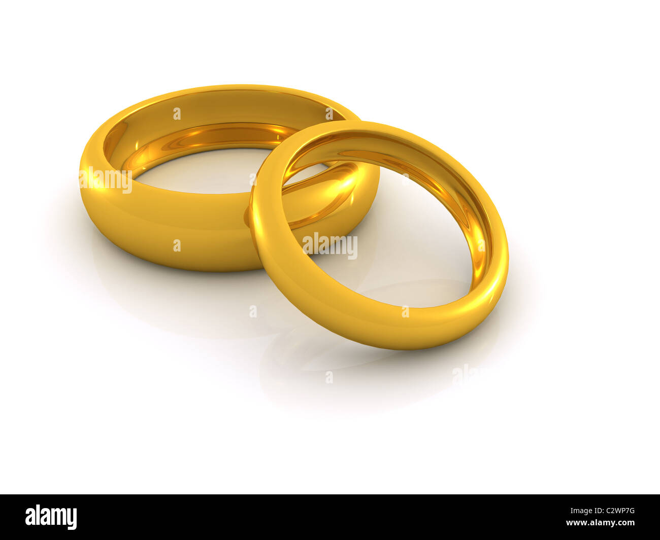 Gold zwei ringe -Fotos und -Bildmaterial in hoher Auflösung – Alamy