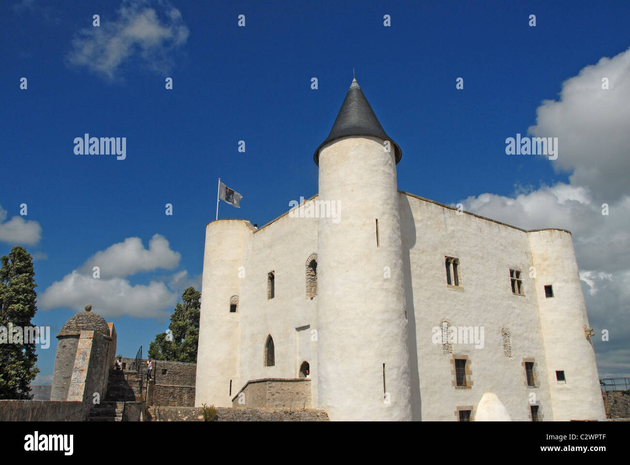 Die Burg von Île de Noirmoutier an der französischen Atlantikküste Insel Noirmoutier in der Vendée, Pays De La Loire. Stockfoto