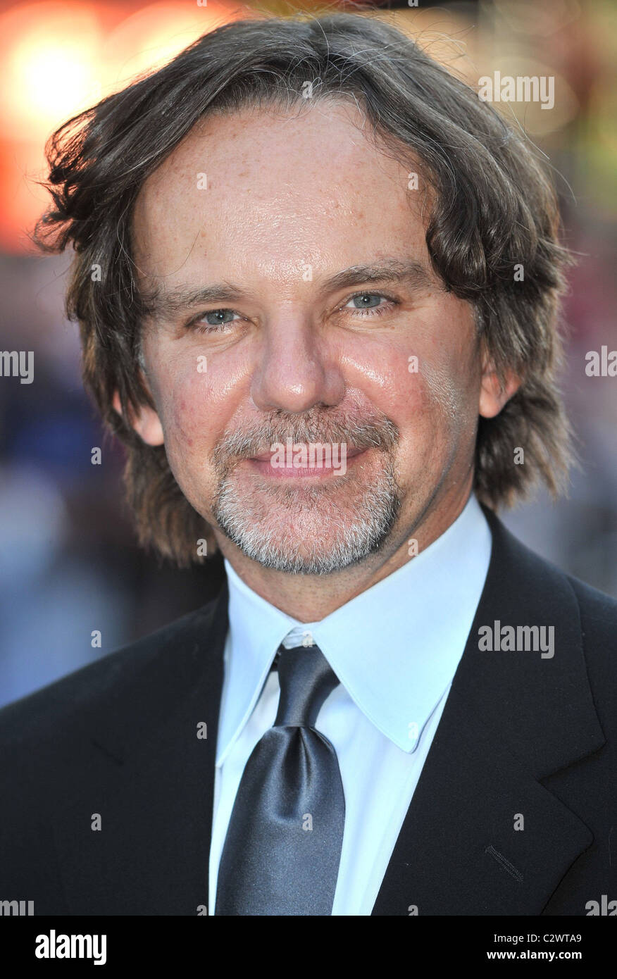 Frank Spotnitz UK Premiere von "The X-Files: Ich Want to Believe" statt im Reich am Leicester Square - London, England eingetroffen - Stockfoto