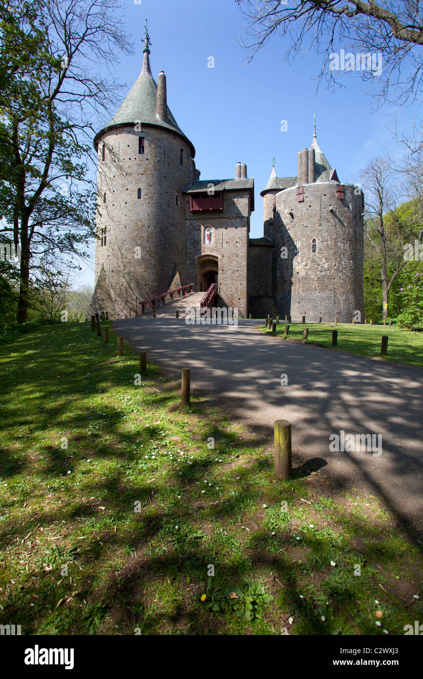 Castell Coch Stockfoto