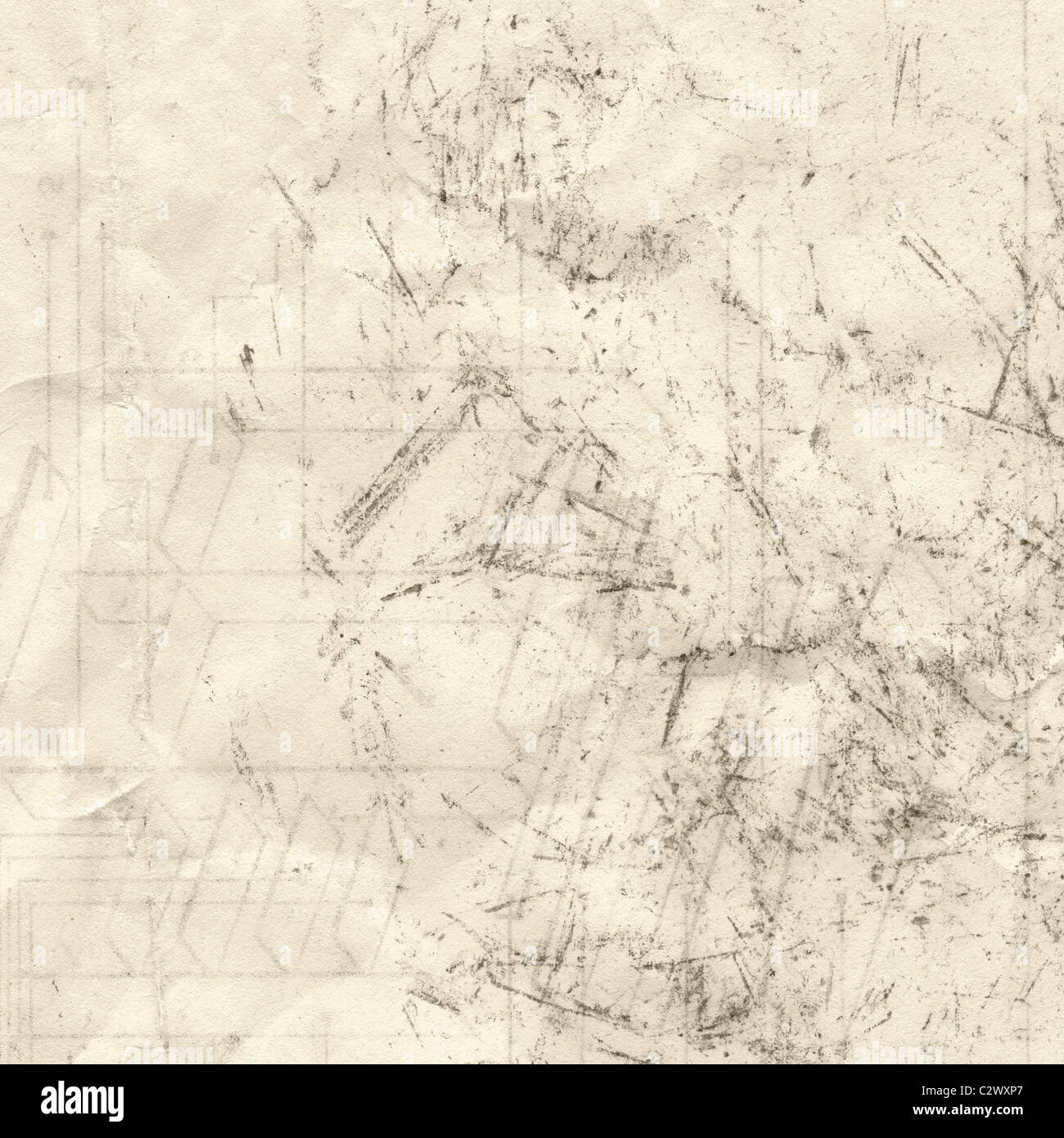 alte, schmutzige Papier Oberflächenstruktur Stockfoto