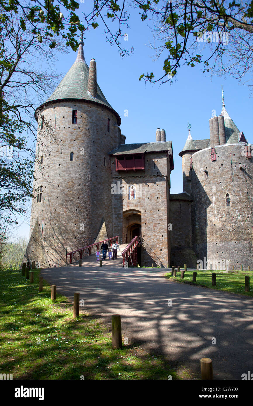 Castell Coch Stockfoto
