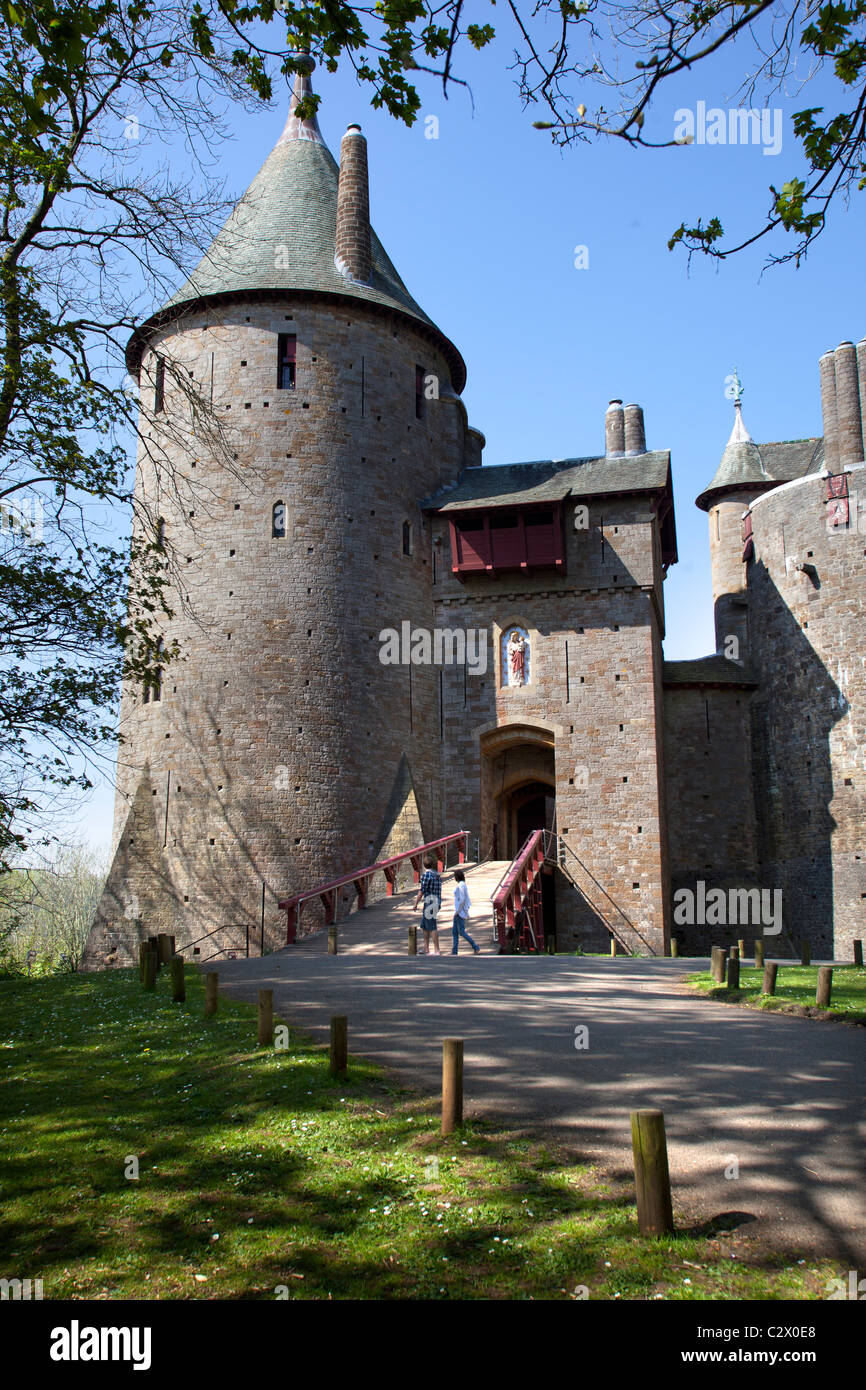Castell Coch Stockfoto