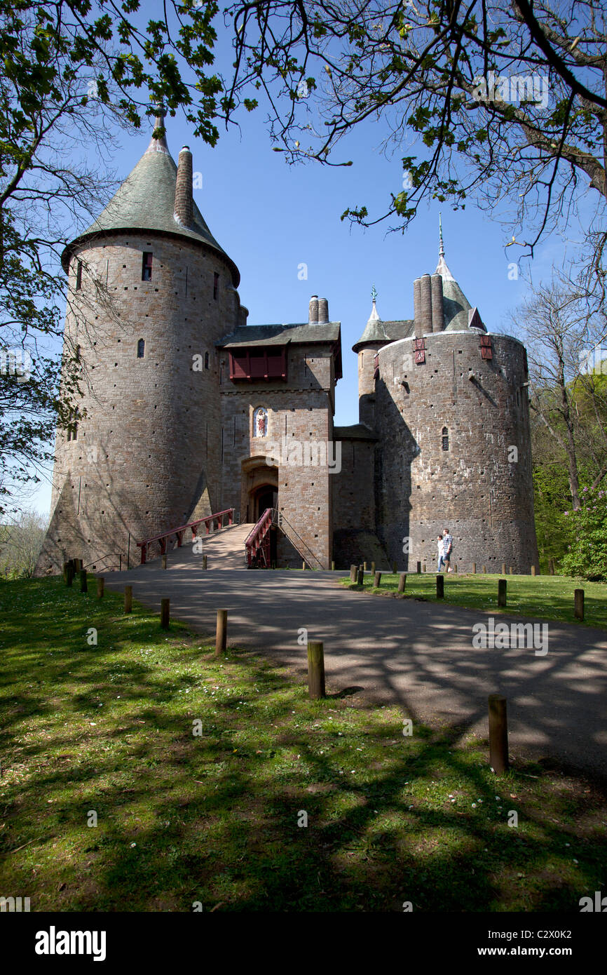 Castell Coch Stockfoto