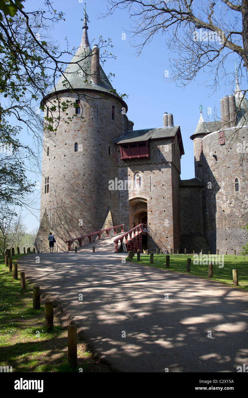 Castell Coch Stockfoto