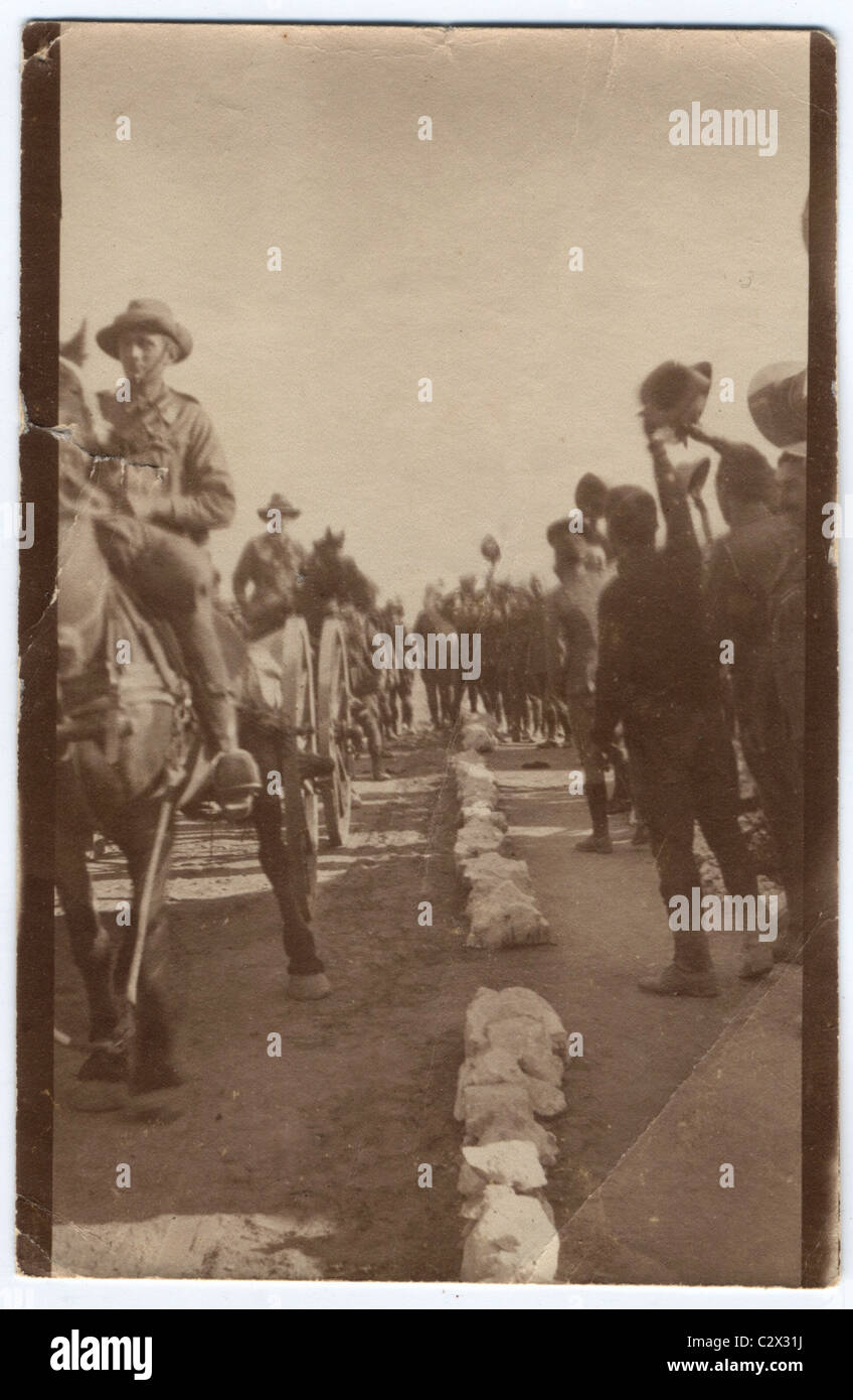 Weltkrieg eine australische Soldaten Light Horse 6. Stockfoto