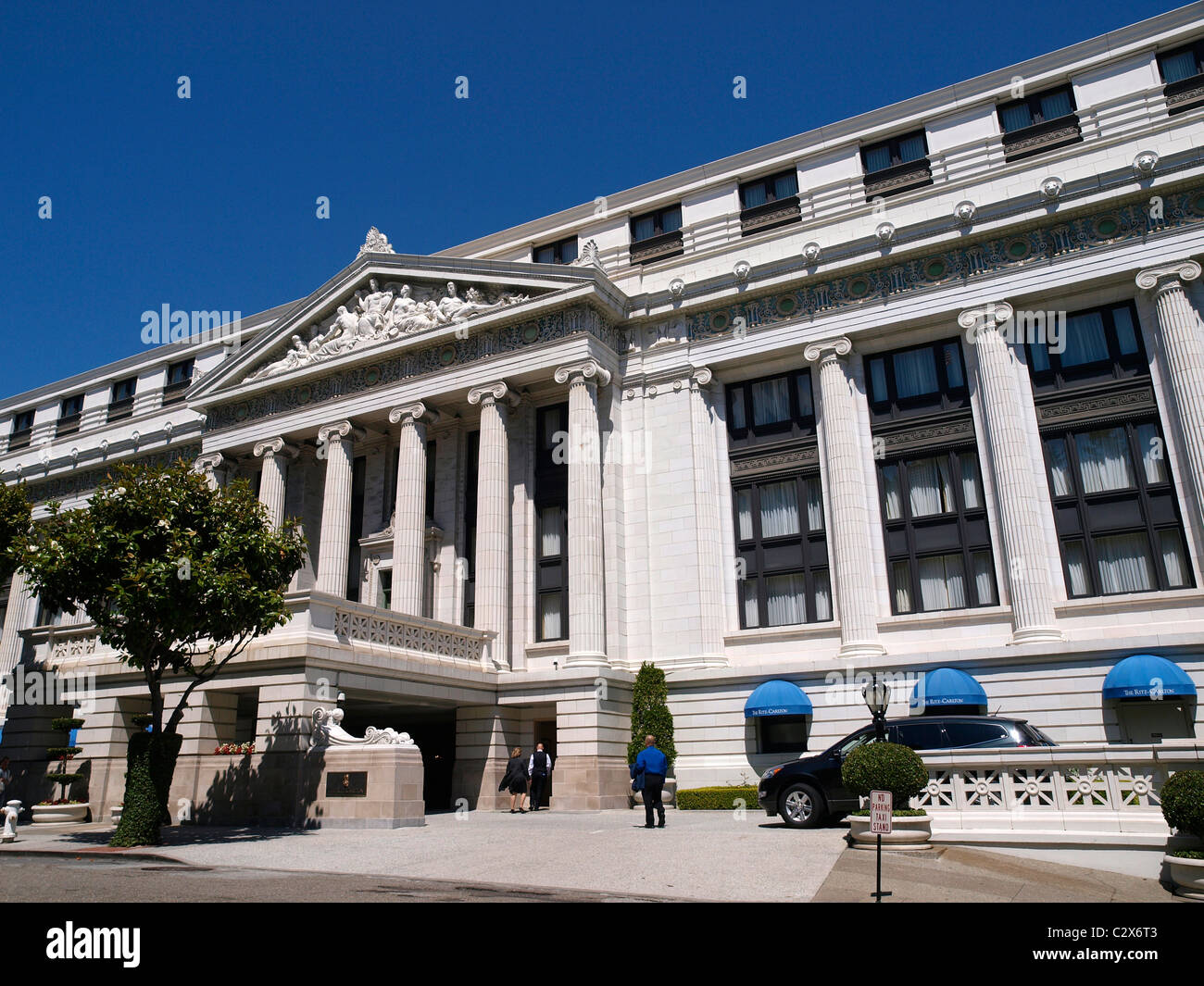 The RitzCarlton, San Francisco Hotel Nob Hill Stockfotografie Alamy