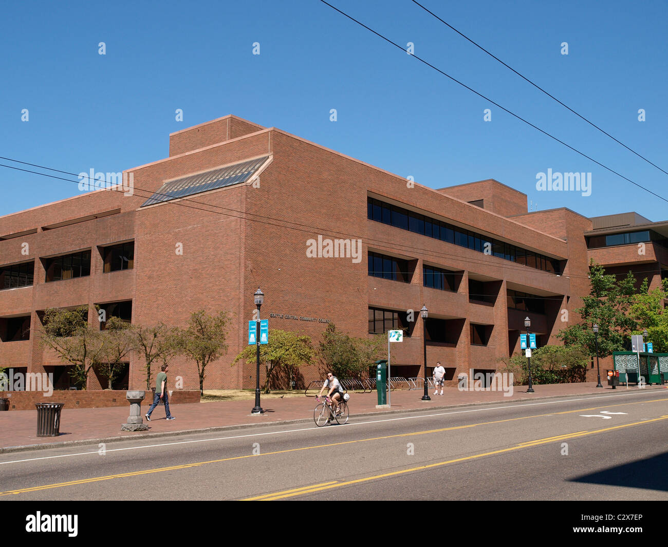 Seattle Central Community College Library 1701 Broadway Seattle Stockfoto