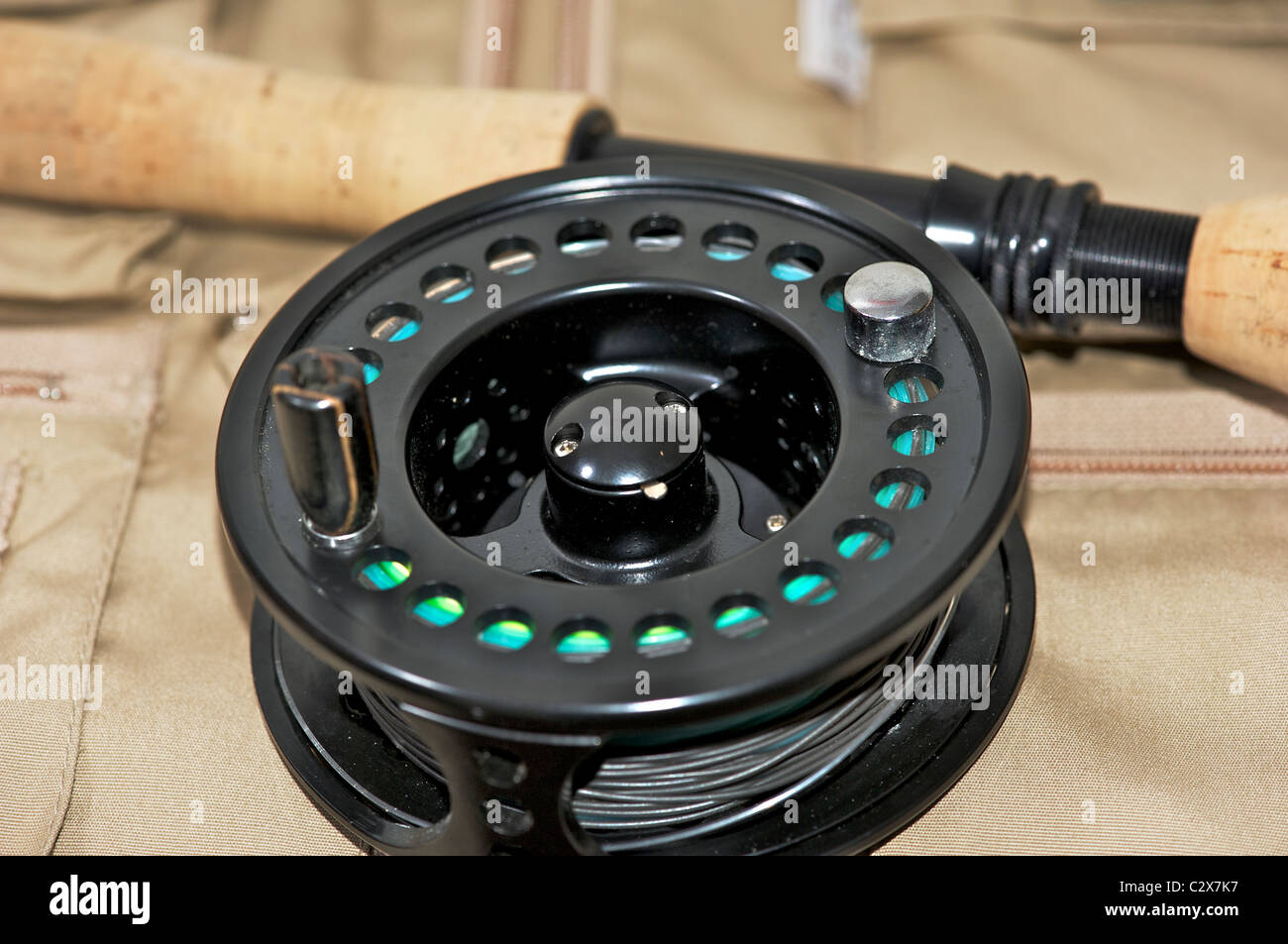 Okuma Integrität Saltwater fly Reel für 10-11 Linie Stockfoto