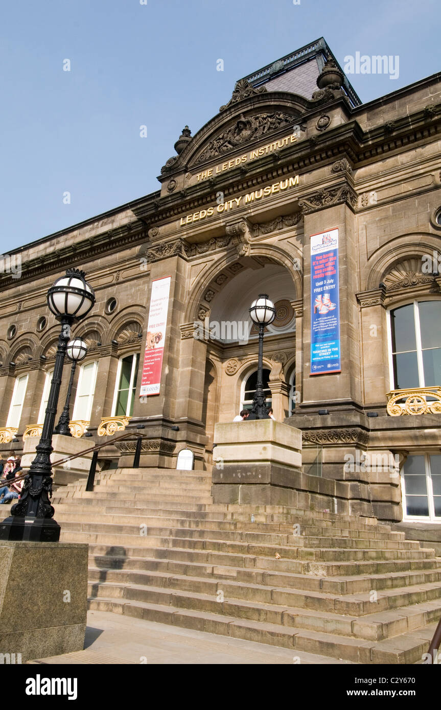 Leeds City Museum Nord Yorkshire touristische Attraktion Attraktionen Öffentlichkeit finanziert Stockfoto