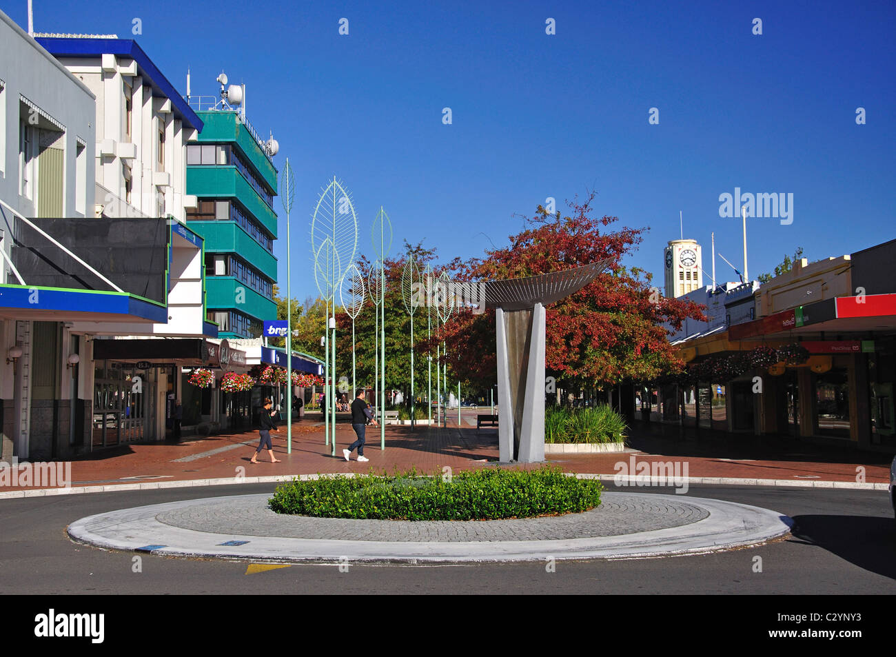 Heretaunga Street, Hastings, Hawke's Bay, North Island, Neuseeland Stockfoto